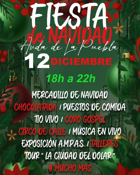 Foto de Fiesta de Navidad en Avda. de La Puebla