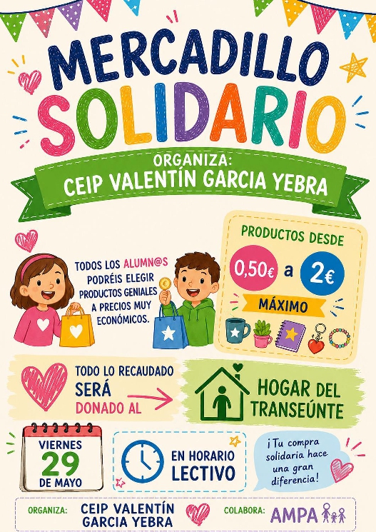 Foto de ¡Llega el Mercadillo Solidario!